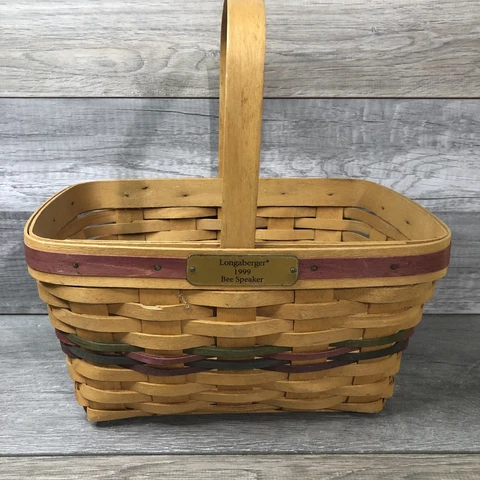 LONGABERGER  1999 BEE  Speaker BASKET Signed Cover