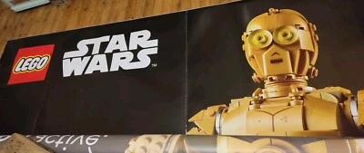 LEGO Starwars - C-3PO+ LEGO Technic F1 Mercedes AMG Affiches Publicité + 3m x 2m - Photo 1/4