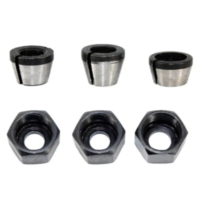 6mm/6.35mm/8mm Collet Chuck Adapter With Nut For Engraving Trimming Machine - Image 1 of 4