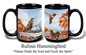 Garden Party Mug - Rufous Hummingbird - Picture 1 of 1