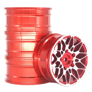 4Pcs Aluminum Wheels Hub Rims For 1/10 RC Car Tamiya TT-01 TT02 Sakura HSP HPI - Picture 1 of 44