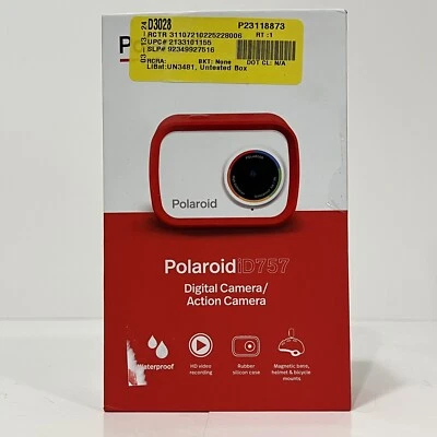 Polaroid iD757 Lifestyle Sport Action HD Recording Waterproof Camera - RED - Image 1 of 4
