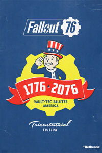 Fallout 76 Tricentennial Edition Steelbook 1776-2076 Vault-tec Salutes America