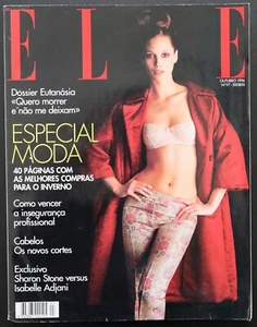 Elle Portugal #97 October 1996 - Christy Turlington Isabelle Adjani Sharon Stone - Imagen 1 de 10