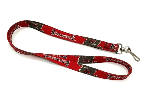 NFL Football Team Tampa Bay Buccaneers Lanyard Keychain ID Holder Cover