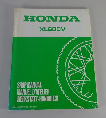 Werkstatthandbuch Ergänzung Workshop Manual Supplement Honda XL 600 V von 1988  - Bild 1 von 2