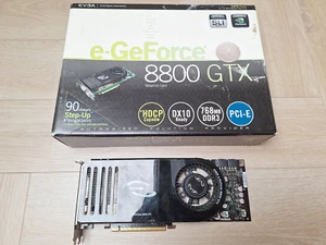 EVGA e-GeForce 8800 GTX 768MB with Box – For Parts or Repair - Bild 1 von 4