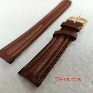 LOTTO CINTURINI VERA PELLE x OROLOGI, VARIE MISURE, NERO e  MARRONE mod.:594 - Zdjęcie 1 z 8