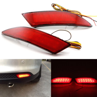 2x Rear Bumper Reflector Tail Lamp for Focus 2011-2014 Brake Parking Light DRL - Image 1 of 4
