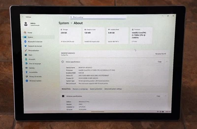 Microsoft Surface Pro 5 (2017) - Intel Core i5-7300U, 8GB RAM, 256GB SSD, W11P - Image 1 of 4