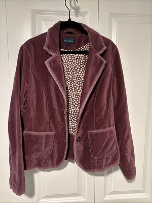 Boden Plum бархатный блейзер 8 Великобритания - Изображение 1 из 4