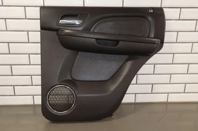 10-14 GMC Yukon Denali Right Rear Interior Door Trim Panel (Ebony 197) - Image 1 of 4