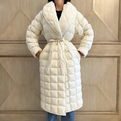 Abrigo acolchado Mackage para mujer acolchado acolchado crema resistente al agua talla XS Foto 1 de 4