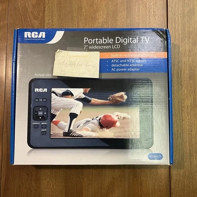 RCA Portable Digital TV 7” Widescreen LCD RTV86073 Open Box New - Image 1 of 4