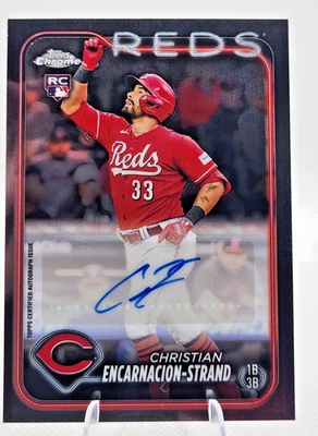 2024 Topps Chrome Update Series - Autographs Christian Encarnacion-Strand #AC-CE - Image 1 of 2