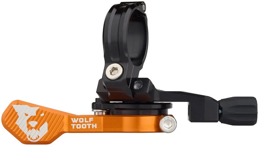 Palanca de poste cuentagotas Wolf Tooth ReMote Pro - Abrazadera de 22,2 mm, naranja Foto 1 de 1