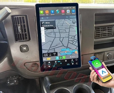 10.1" DOBLE DIN GIRATORIO PARA CHEVROLET EXPRESS 2008-2024 AUTO ESTÉREO CARPLAY GPS Foto 1 de 4