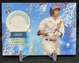 2023 Topps Holiday Relics Oswaldo Cabrera #RC-OCA - Picture 1 of 2
