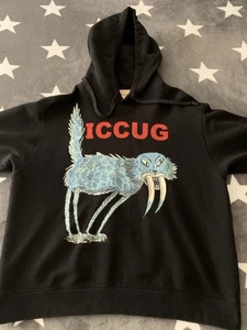 100 % Original GUCCI Freya Hartas Hoodie Cotton Black / Größe: M - Bild 1 von 8