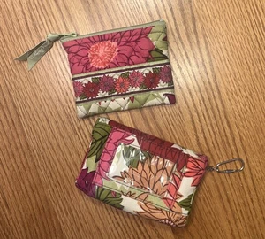 Nuovo portafoglio Vera Bradley portamonete combinato ciao dahlia modello ritirato usato in ottime condizioni - Foto 1 di 9