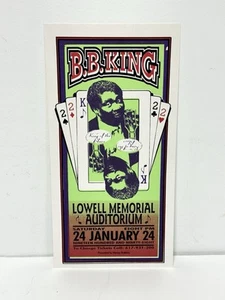 BB King Concert Handbill Mark Arminski 1998 Lowell Memorial Auditorium Lucille - Picture 1 of 6
