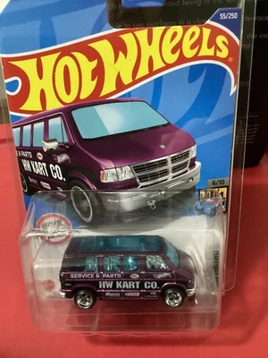 Dodge Van, Super Treasure Hunt, Metro, HW Kart Co. STH, Hotwheels  Foto 1 de 2