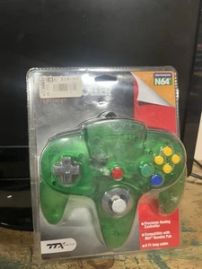 Nintendo 64 N64 Jungle Green Controller 3rd Party New Sealed - Picture 1 of 2