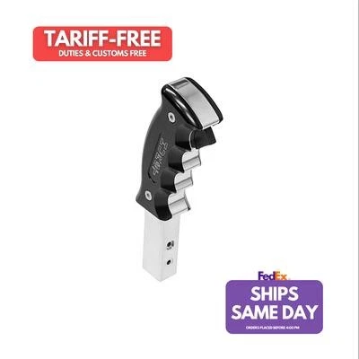 Hurst 5380435, One Polished Aluminum Pistol Grip Shifter Handle Fits 15-20 Musta - Image 1 of 4