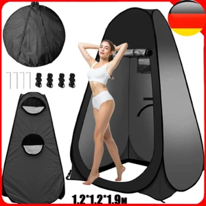 Tragbare Pop Up Privatsphäre Zelt Camping Dusche WC Umkleideraum Wandern Zelt DE - Bild 1 von 16