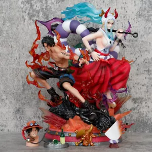 Figura de acción anime One Piece Portgas·D· Ace & Yamato colección juguetes caja de regalos - Imagen 1 de 7
