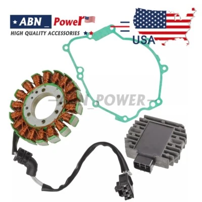 Magneto Coil Stator+Voltage Rectifier+Gasket Assy For 06-16 Yamaha YZF-R6 - Image 1 of 3