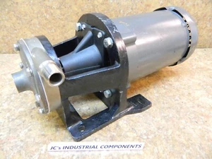 EASTERN CENTRICHEM PUMP ECJ1-ASACCYSS Stainless Centrifugal Pump 3/4 HP 3 PH - Picture 1 of 18