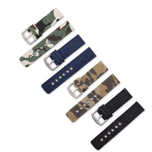 18/20/22/24MM Canvas Nylon Watch Camouflage Watch Strap Watch Accessories