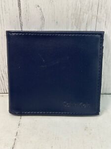 Calvin Klein Eternity Aqua Gift with Purchase Navy Blue Wallet in Box