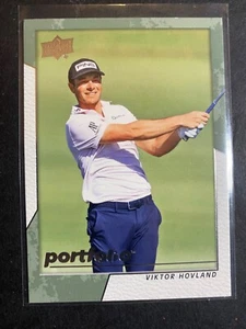 Viktor Hovland - 2024 Upper Deck Portfolio "Rookie" Golf Card #95 - Picture 1 of 2