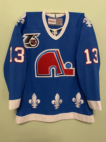 Mats Sundin Quebec Nordiques 1991-92 Jersey CCM Vintage Large Cover