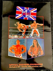 WWF One Night Only UK 1997 PPV Event Program WWE Shawn Michaels British Bulldog - Picture 1 of 5