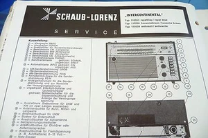 Service manual for Schaub-Lorenz Intercontinental, 110553-110559 - Picture 1 of 1