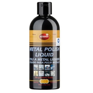 AUTOSOL LIQUID METAL POLISH Bottle 250ml CLEANS POLISHES PROTECTS FOR CARS 4WD - Picture 1 of 3