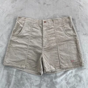 Vintage Op Ocean Pacific Shorts Men 40x4 Beige Corduroy Elastic Waist Beach NWOT - Picture 1 of 8