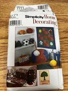 Simplicity Sewing Pattern 7771 Home Decorating Uncut - Picture 1 of 1