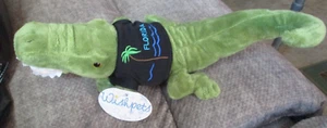 Wishpets Polo Alligator Stuffed Animal Plush wearing Florida shirt! green 14" - Picture 1 of 3