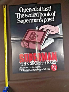 Superman "Secret Years" 1984 DC Comics Promo Poster - Picture 1 of 3