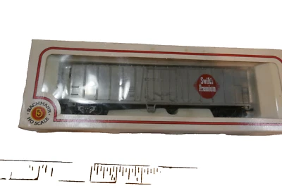 HO Scale “Swift Refrigerator” 50' Box Car / 4244 Bachmann  / Silver & Brown NEW - Image 1 of 2