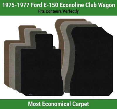 Alfombrillas delanteras Lloyd Velourtex para Ford E-150 Econoline Club Wagon 75-77  Foto 1 de 4