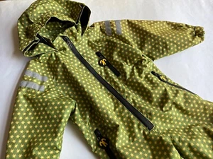 ducKsday - So schöner Rainsuit Regenoverall Funky Green - leicht gefüttert 80/86 - Bild 1 von 8