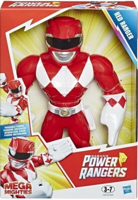 Figura Power Ranger Rojo Super Heroe Adventure Mega Mighties 25CM Hasbro - Imagen 1 de 4