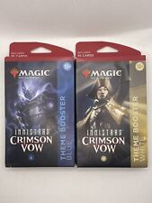 (Lot of 2)MTG Innistrad Crimson Vow Theme Boosters 70 Cards(Blue + White) New