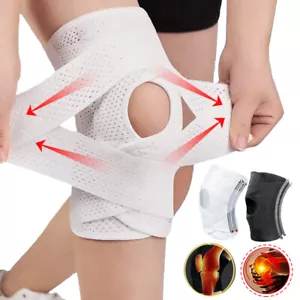 Kniebandage Kompressionsstütze Seitenstabilisator Meniskus Rissentlastung Training - Bild 1 von 12