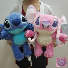 Disney Lilo and Stitch  626 Stitch and Angel Plush Doll Toy 35cm 2pcs Gift